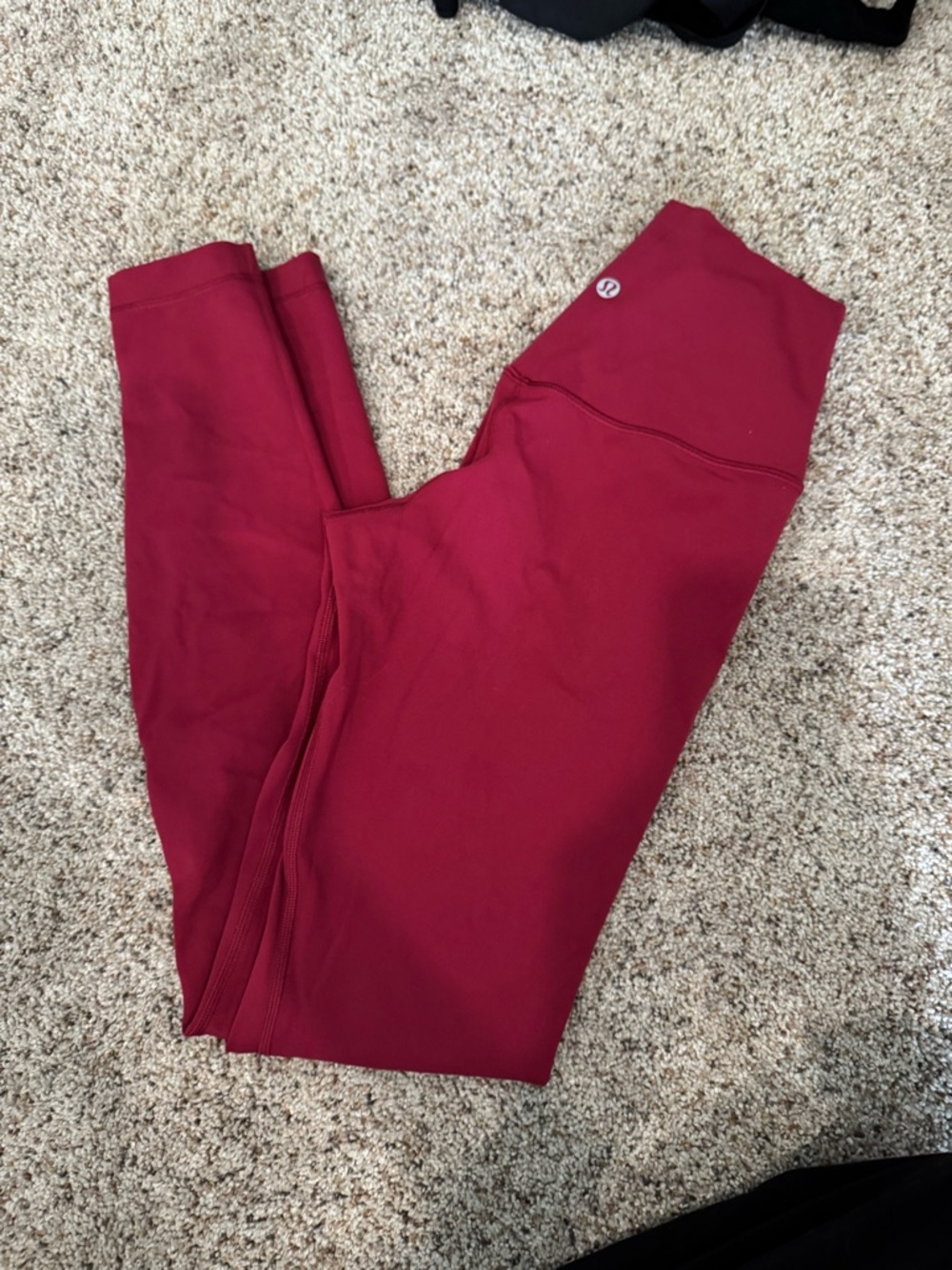 lululemon athletica Kids Burgundy Athletic Leggings